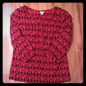Sz small 3/4 sleeve merona classy top